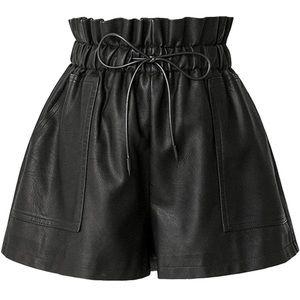 Faux Leather Shorts